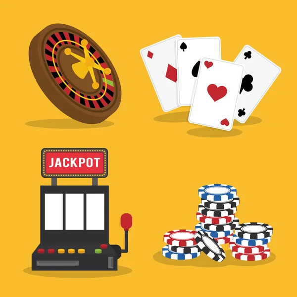 Casino pictogram ontwerp — Stockvector