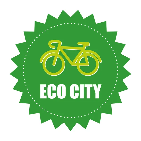 Eco city design — Stock Vector