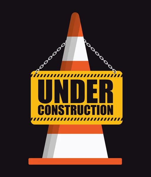 Under construction design — Stock Vector