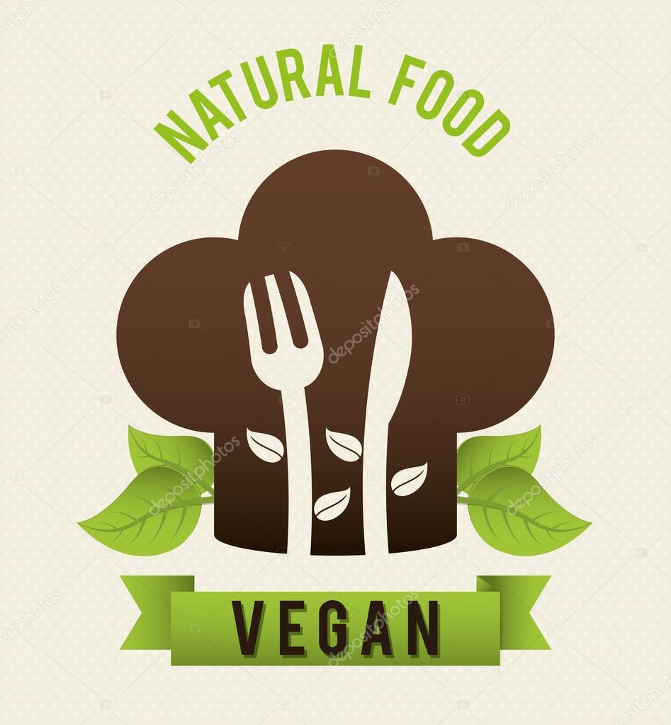 Vegan icon  design
