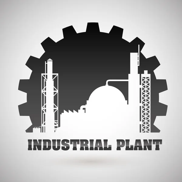 Industrieanlagenplanung — Stockvektor