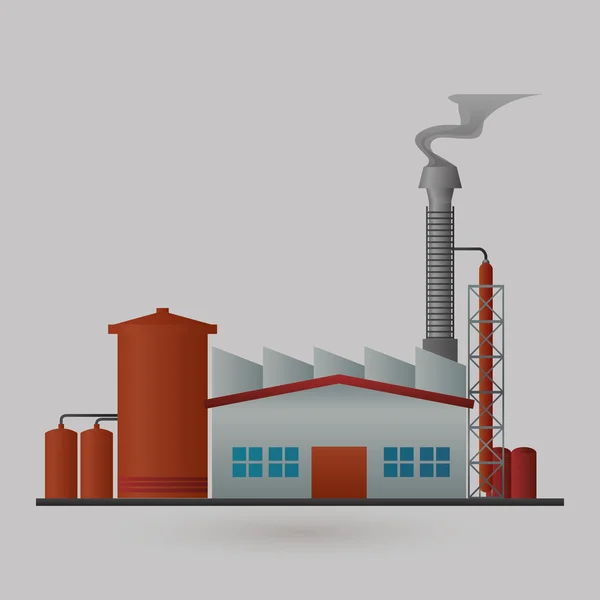 Фабрика завод дизайн — стоковий вектор
