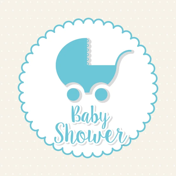 Baby shower design — Stock Vector