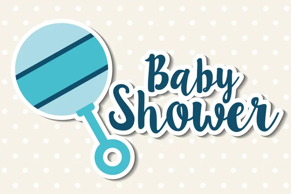 Baby shower design — Stock Vector