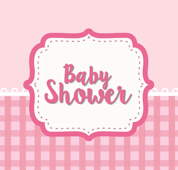 Baby shower design — Stock Vector