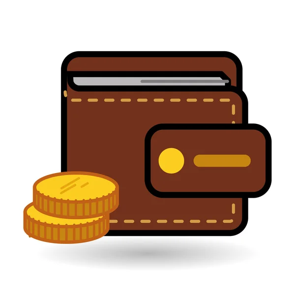 Money icon design — Stock Vector