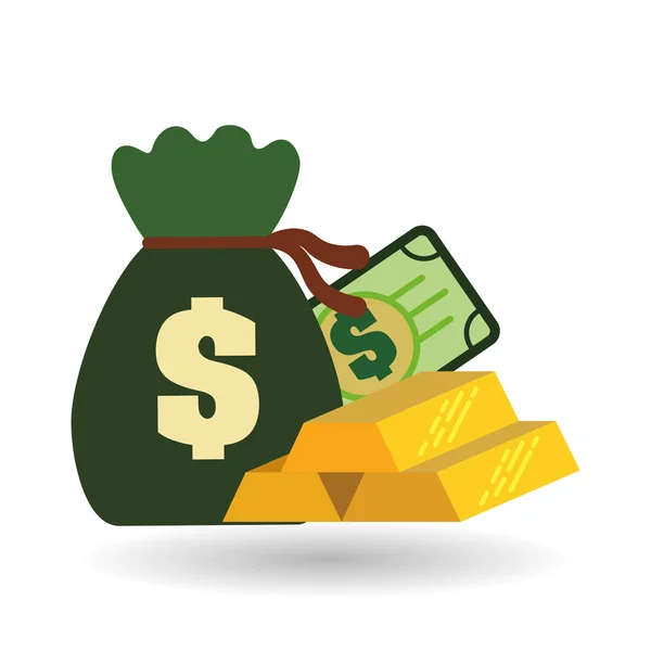 Money icon design — Stock Vector