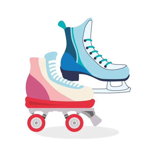 Diseño de icono de patinaje — Vector de stock