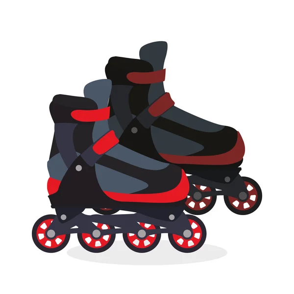 Progettazione pattinaggio a rotelle — Vettoriale Stock