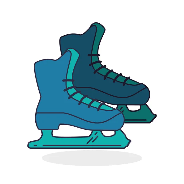 Diseño de icono de patinaje — Vector de stock
