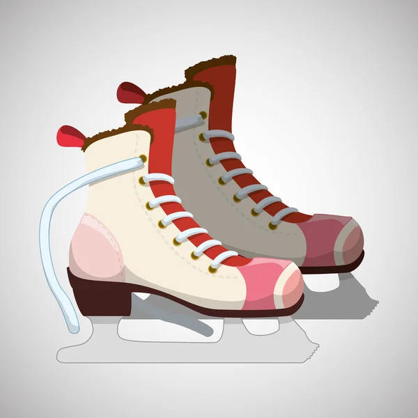 スケートのアイコン デザイン — ストックベクタ