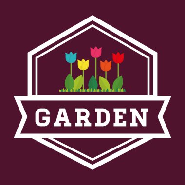 Bahçe simgesi tasarım