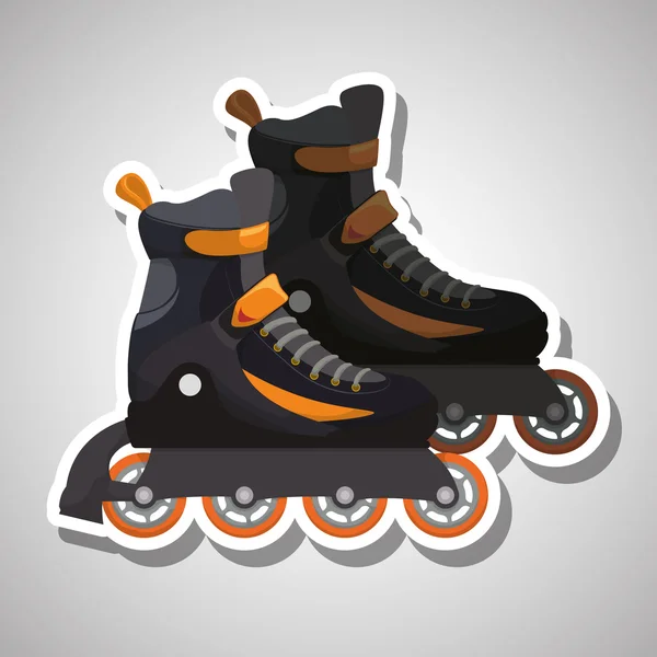 Roller skating ontwerp — Stockvector