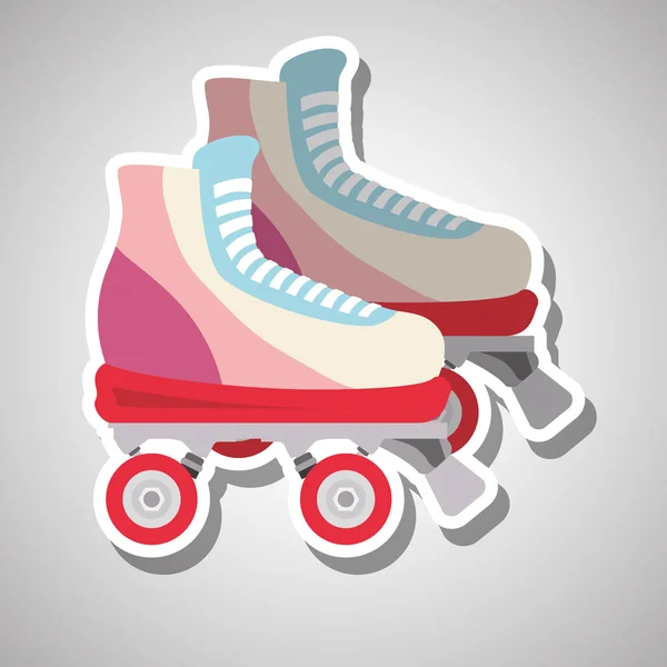 Roller skating ontwerp — Stockvector