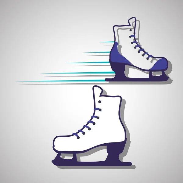 Diseño de icono de patinaje — Vector de stock