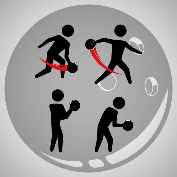 Sport pictogram ontwerp — Stockvector