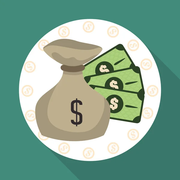 Money icon design — Stock Vector