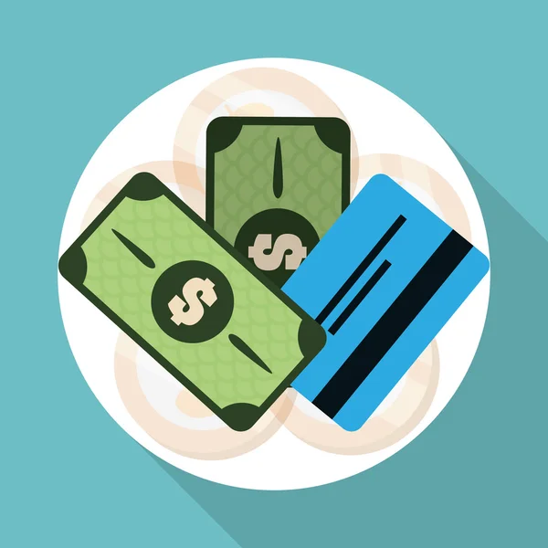 Diseño de icono de dinero — Vector de stock