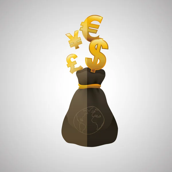 Diseño de icono de dinero — Vector de stock