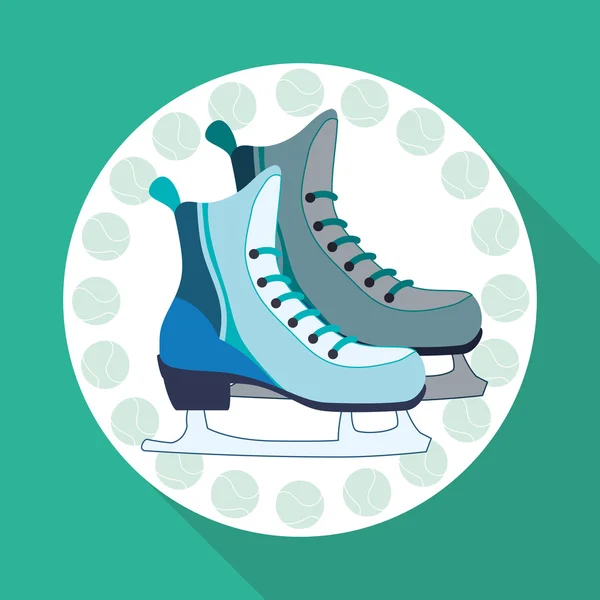 Diseño de icono de patinaje — Vector de stock