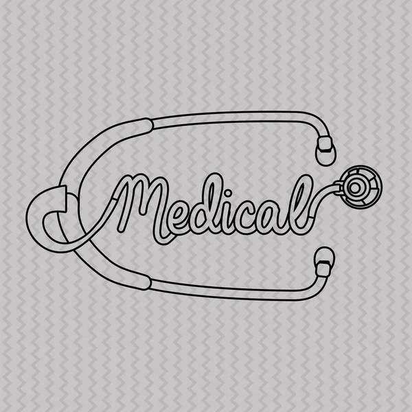 Design de cuidados médicos — Vetor de Stock