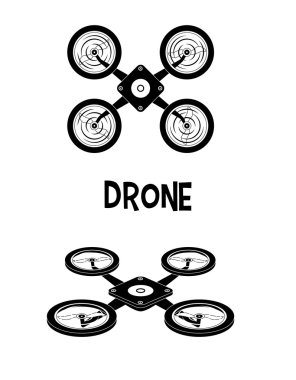 Drone simgesi tasarım