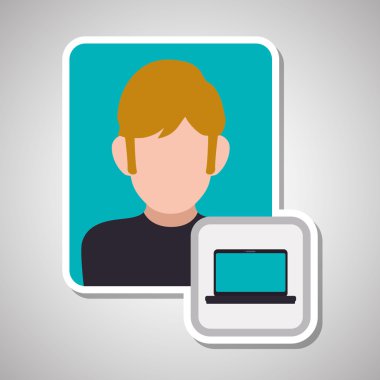 Teknoloji simgesi tasarım