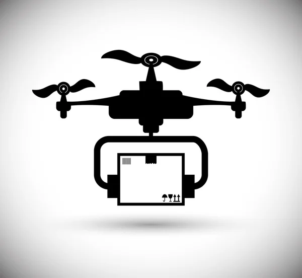 Drone ikona designu — Wektor stockowy