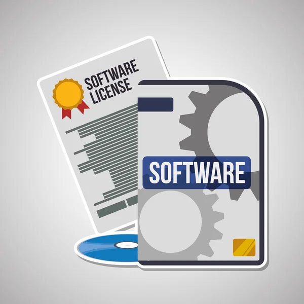 Desarrollo y diseño de software — Vector de stock