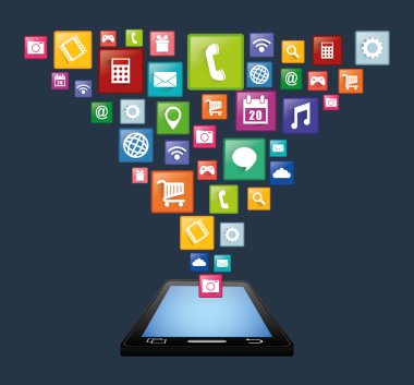 Teknoloji simgesi tasarım