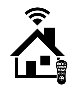 Smart house icon design clipart