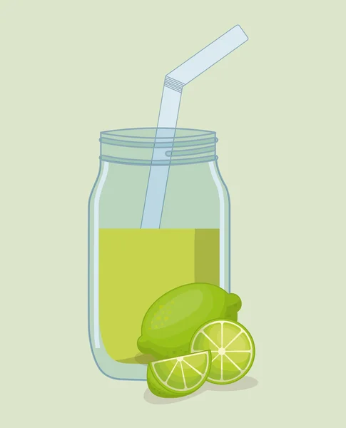 Diseño de icono de jugo — Vector de stock