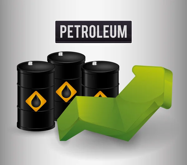 Petroleum pris design — Stock vektor