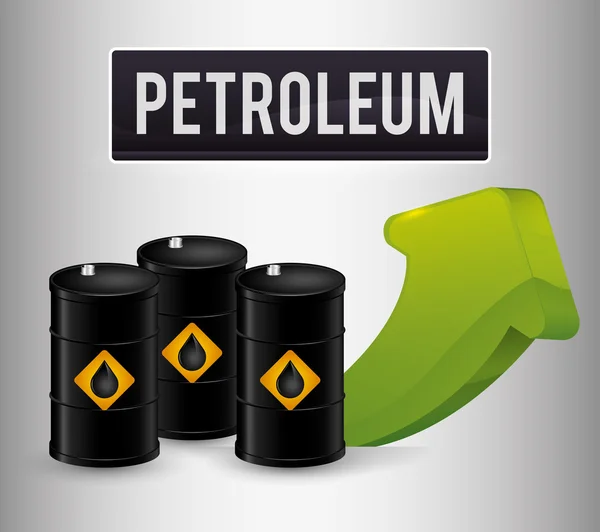 Petroleum pris design — Stock vektor