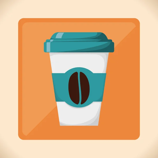 Coffe icon design — Stock Vector