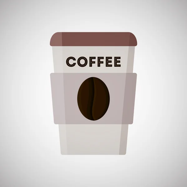 Desain ikon kopi - Stok Vektor