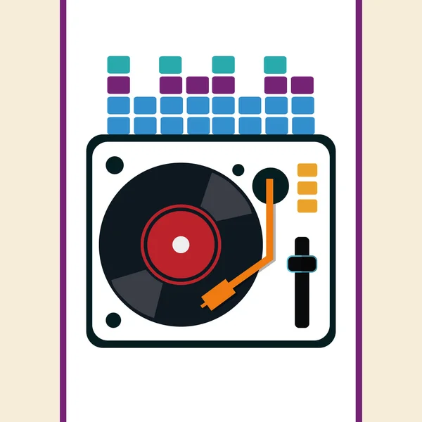 Muziek pictogram ontwerp — Stockvector