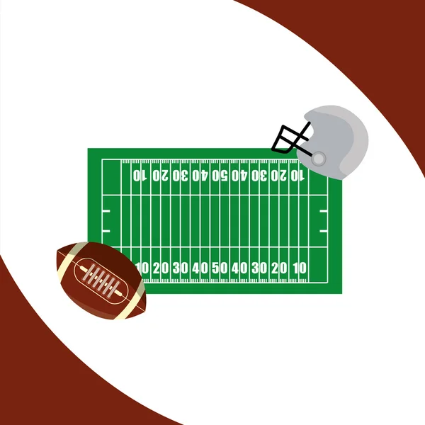 American football icon design — Stock Vector