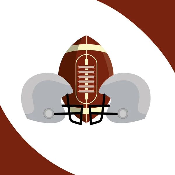 Design der American-Football-Ikone — Stockvektor