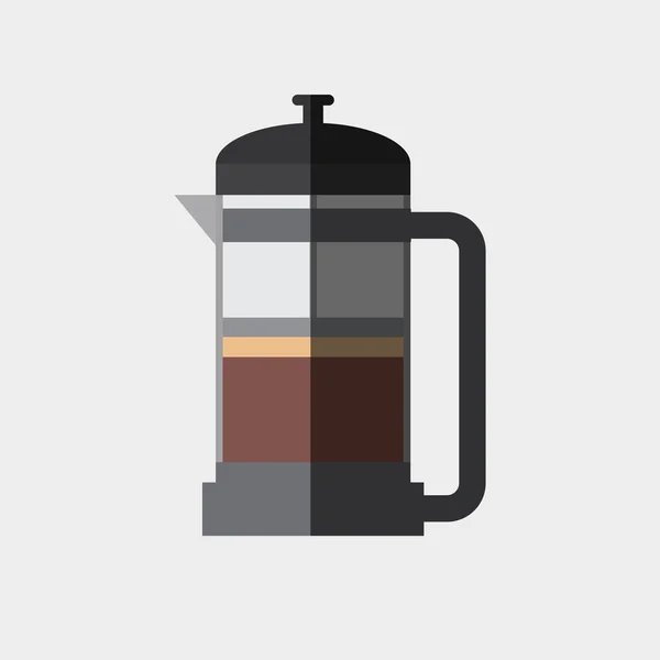 Design von Kaffee-Ikonen — Stockvektor