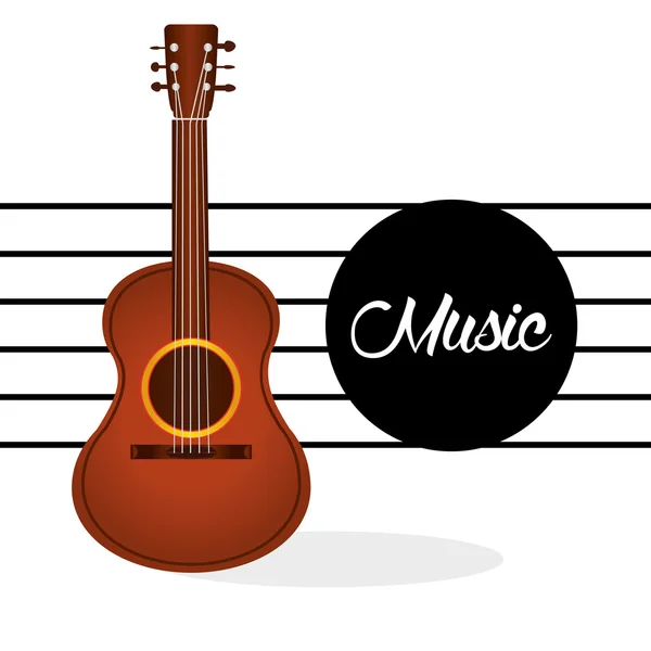 Music icon design — Stock Vector