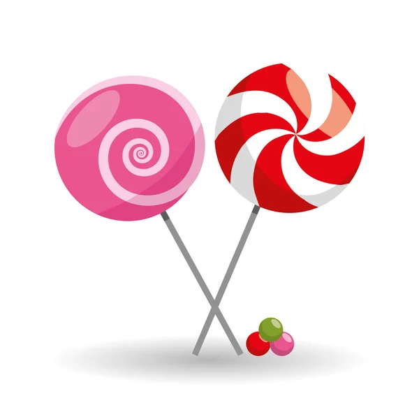 Sweet icon design — Stock Vector