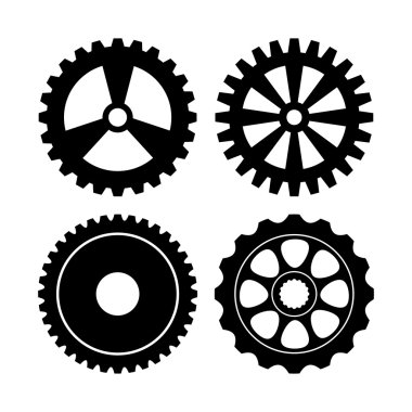 Sanayi tekerlek tasarım, vektör çizim