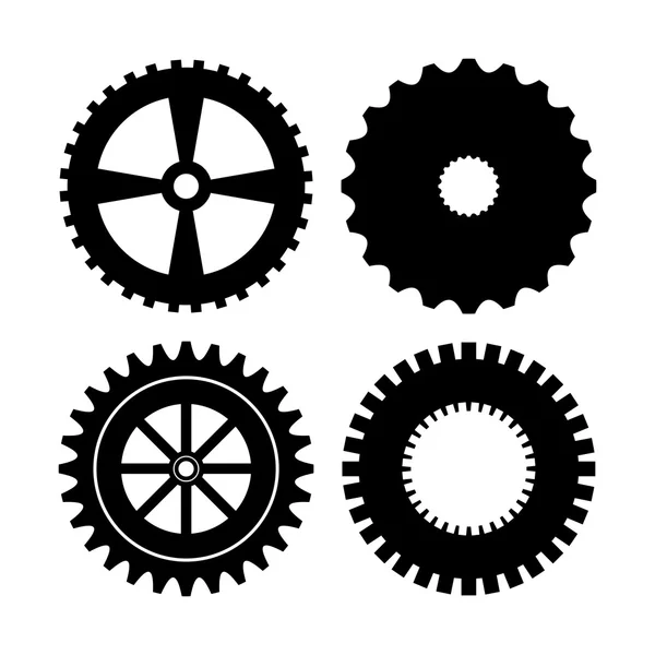 Industriella hjulet design, vektor illustration — Stock vektor