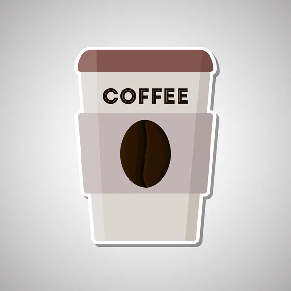 Koffie pictogram ontwerp — Stockvector