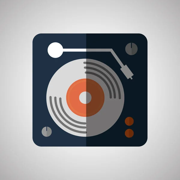 Muziek pictogram ontwerp — Stockvector