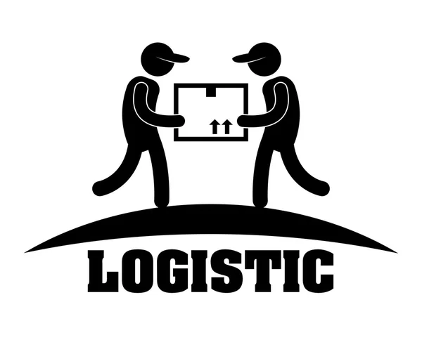 Logistické a piktogram design — Stockový vektor