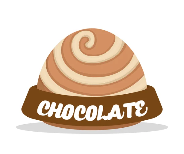 Design de ícone de chocolate — Vetor de Stock