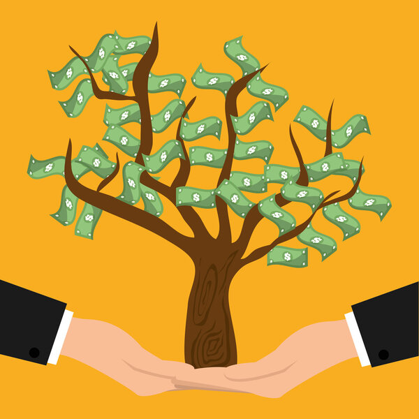 Money savings icon design