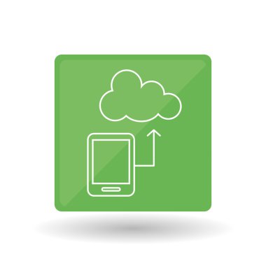 akıllı telefon simgesi tasarım, vektör çizim